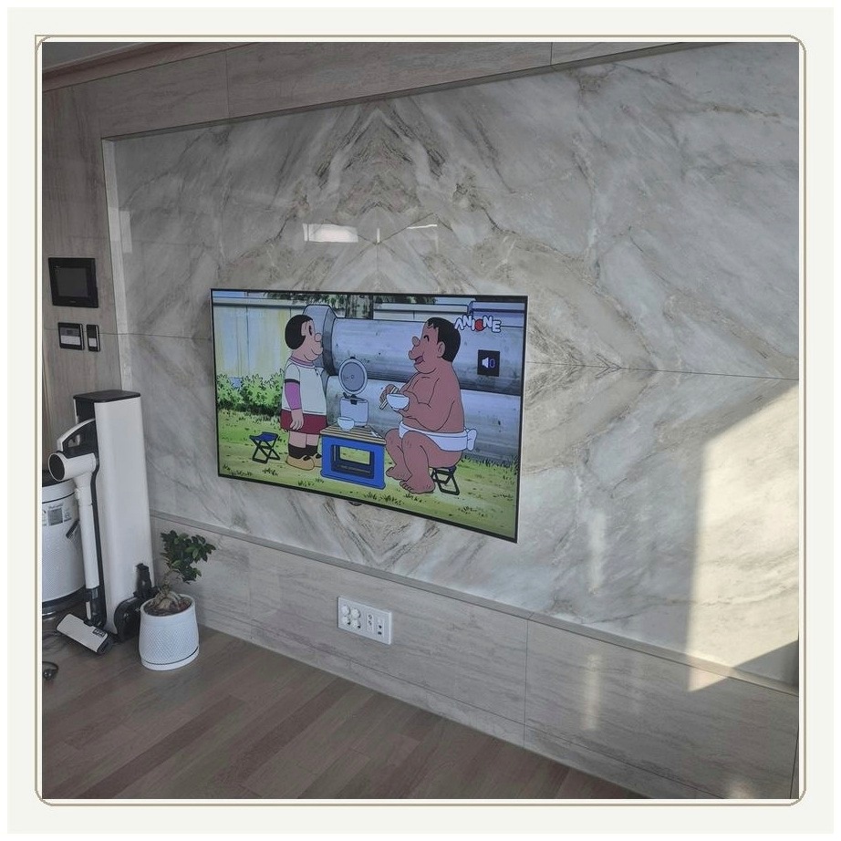 낙양동 벽걸이TV 설치 사례