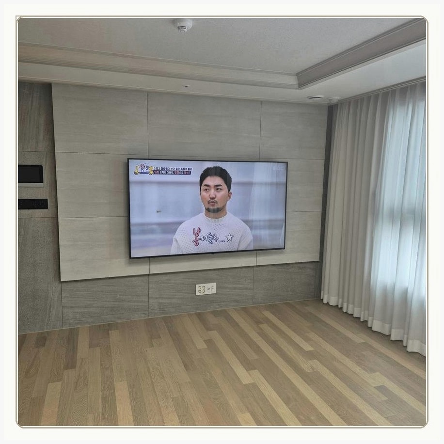 상봉암동 벽걸이TV 설치 사례