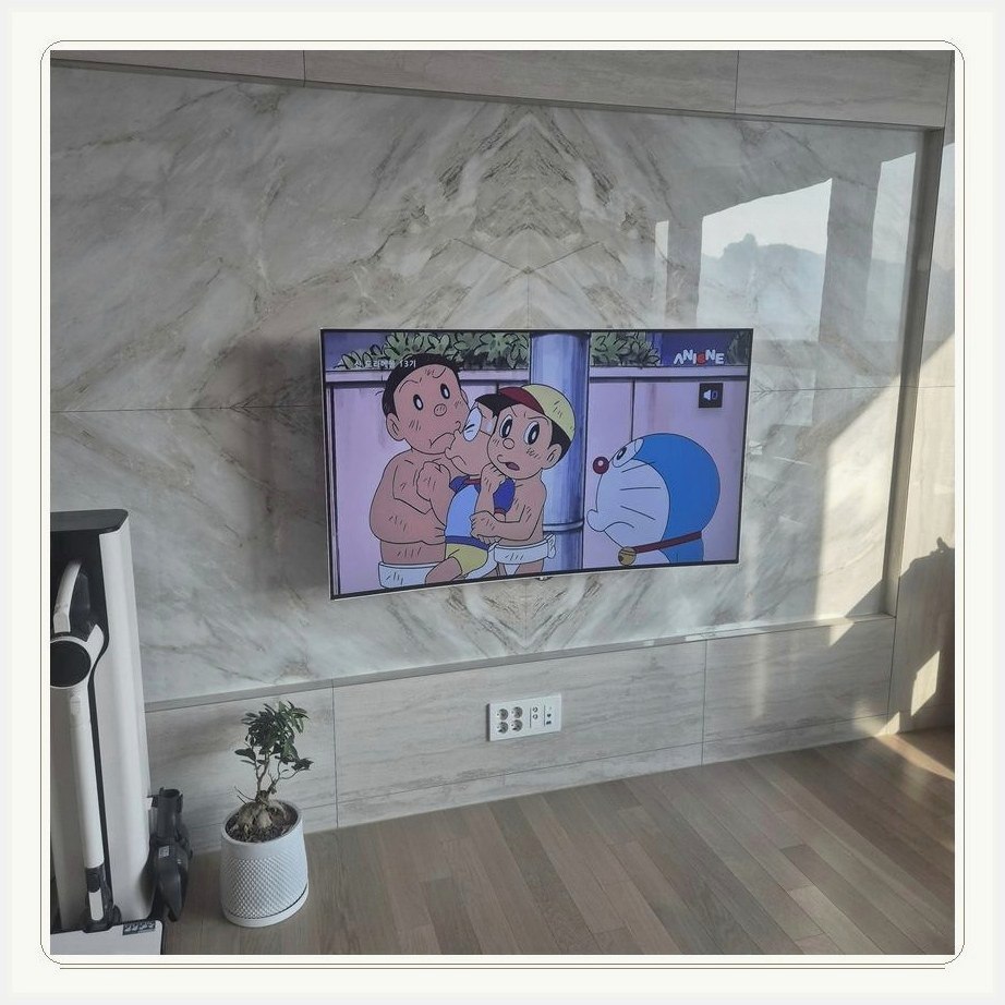 금촌동 벽걸이TV 설치 사례